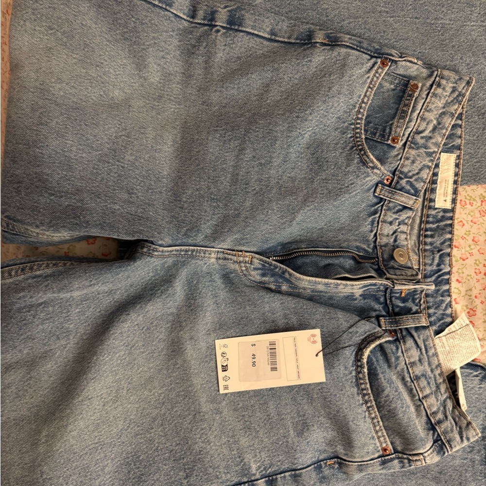 Zara Light Blue High Rise Women's Jeans